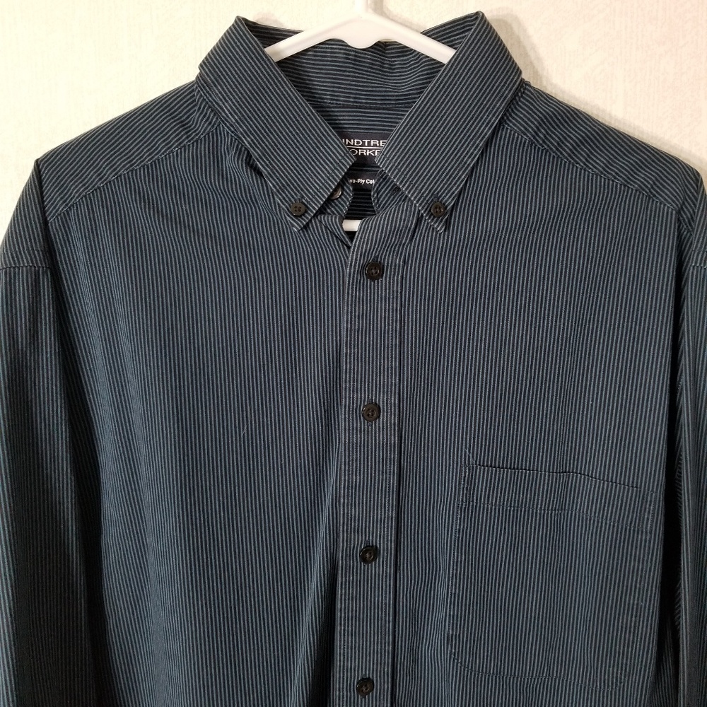 Men's Dress Shirt - Roundtree & Yorke - Sz LT